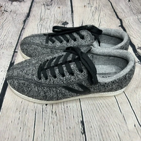 Tretorn Gray and Black Sneakers - Picture 6 of 11